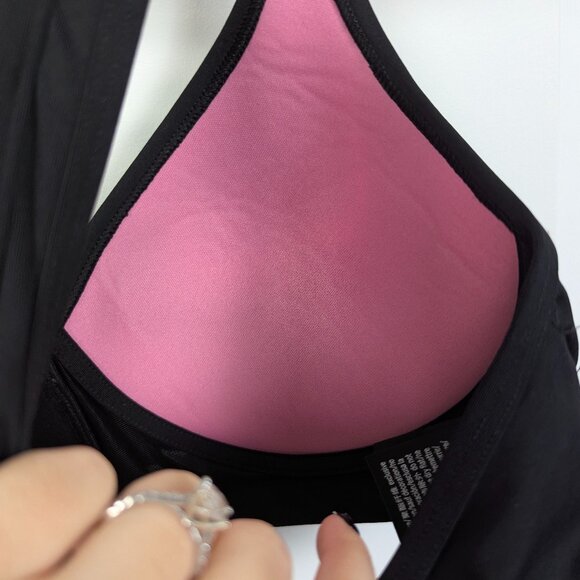 PINK | Black Ultimate Push Up Sports Bra Size Large - Picture 4 of 6